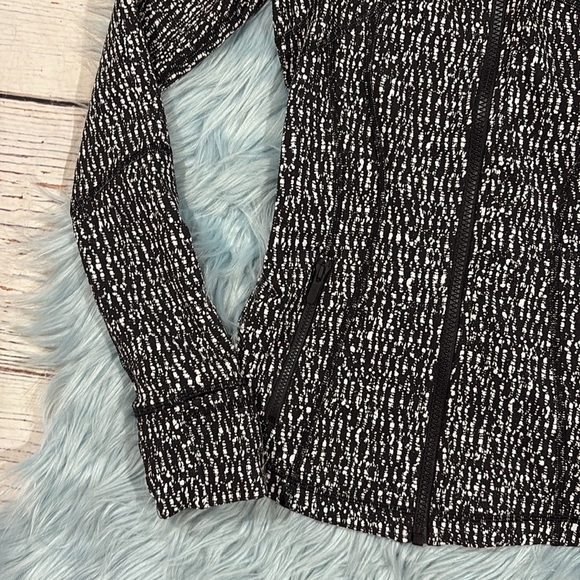 LULULEMON DEFINE JACKET LUON SUITED JACQUARD BLACK WHITE - Picture 7 of 10